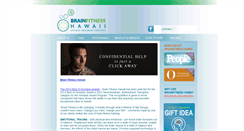 Desktop Screenshot of brainfitnesshawaii.com