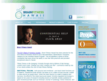 Tablet Screenshot of brainfitnesshawaii.com